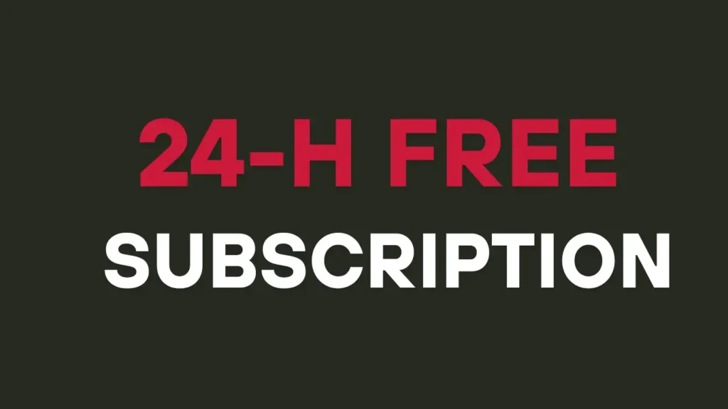 IPTV Subscriptions 24 hours Free