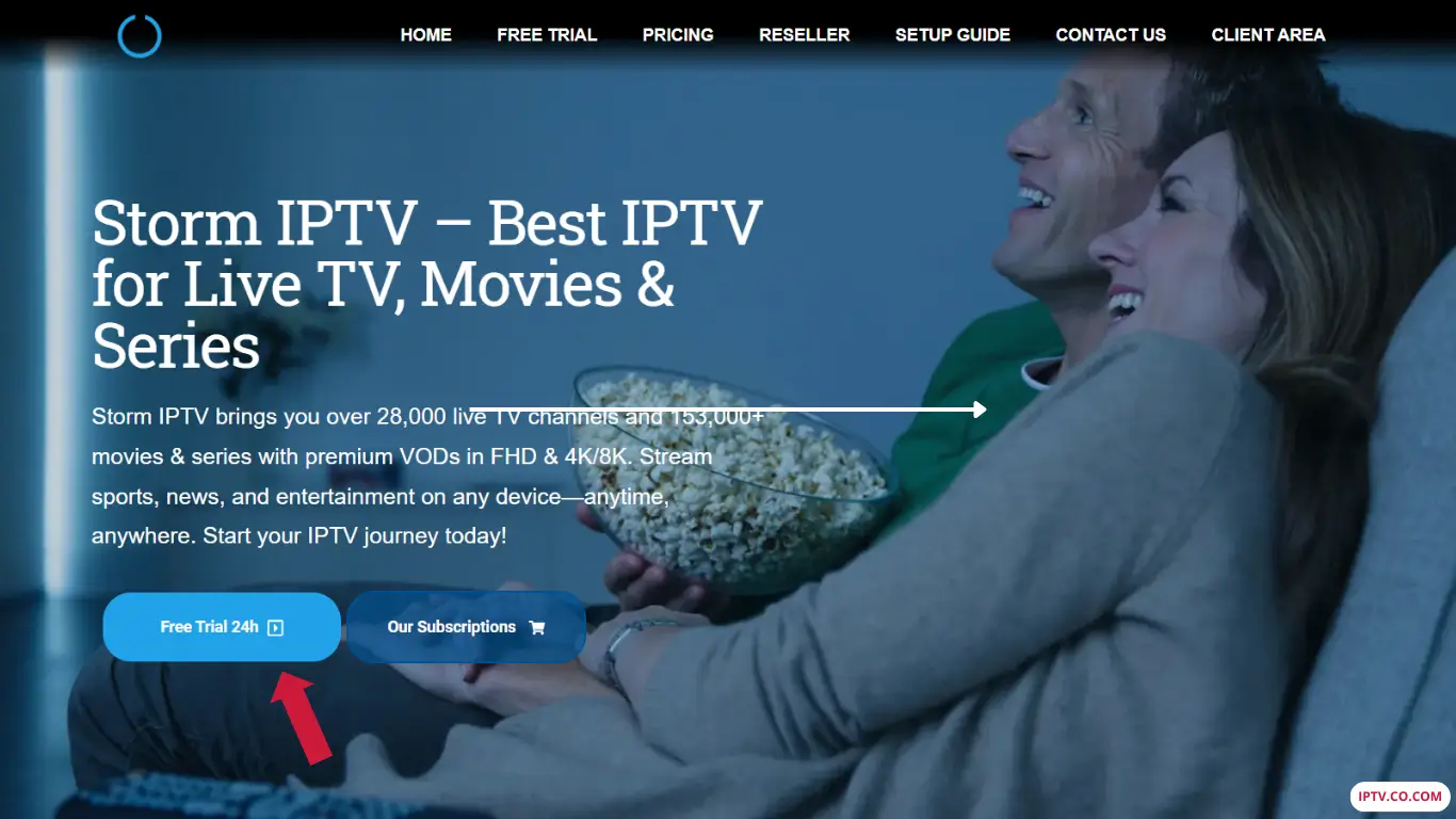 Click the 24H Free Trial Button