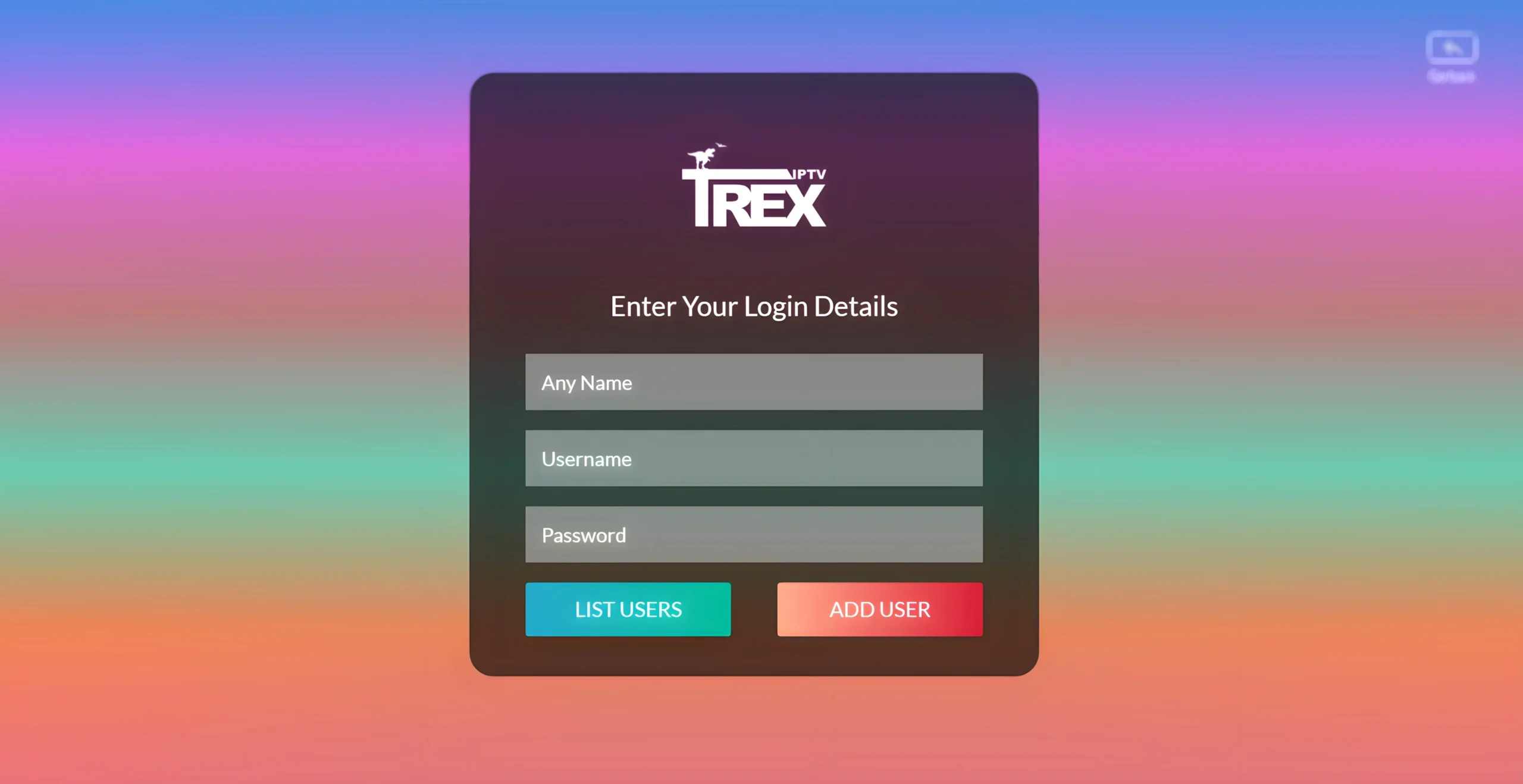 trex iptv app
