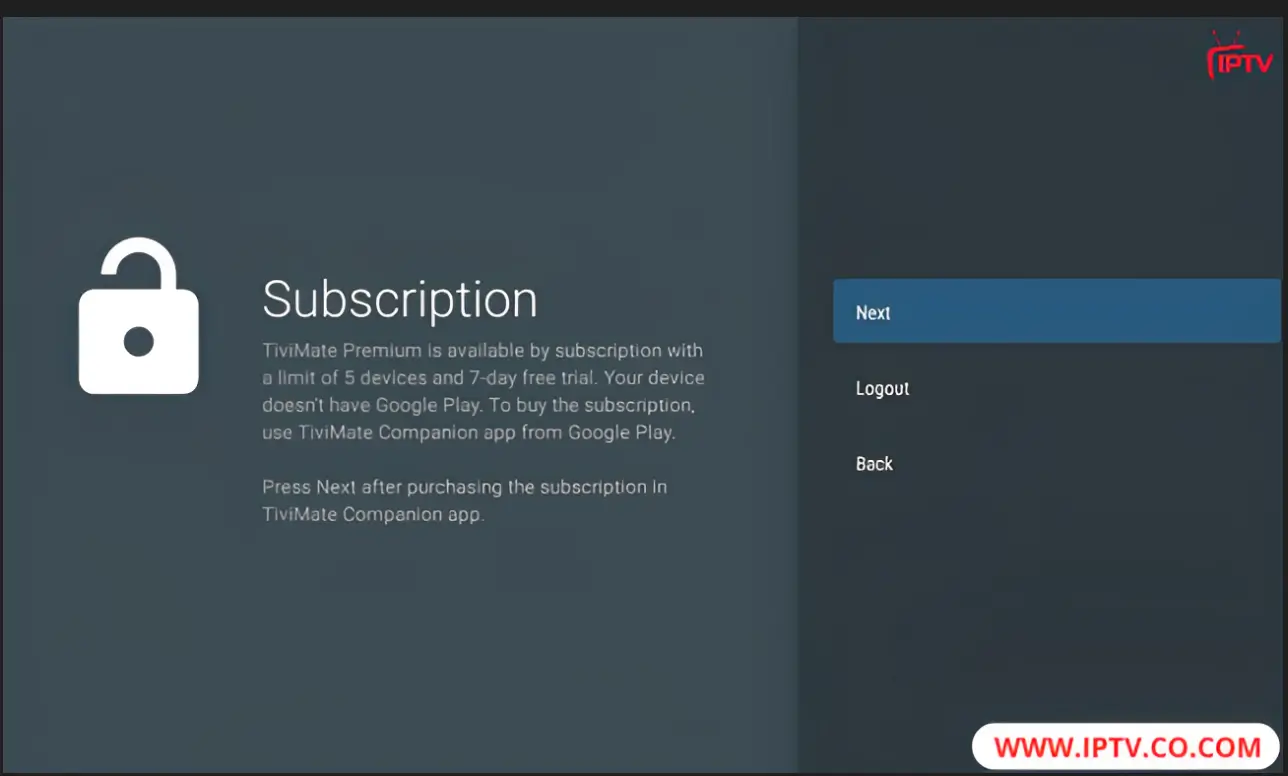 TiviMate Subscription