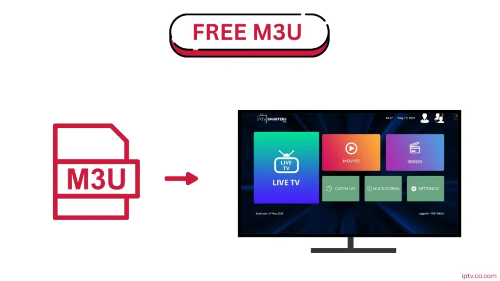 IPTV M3U url