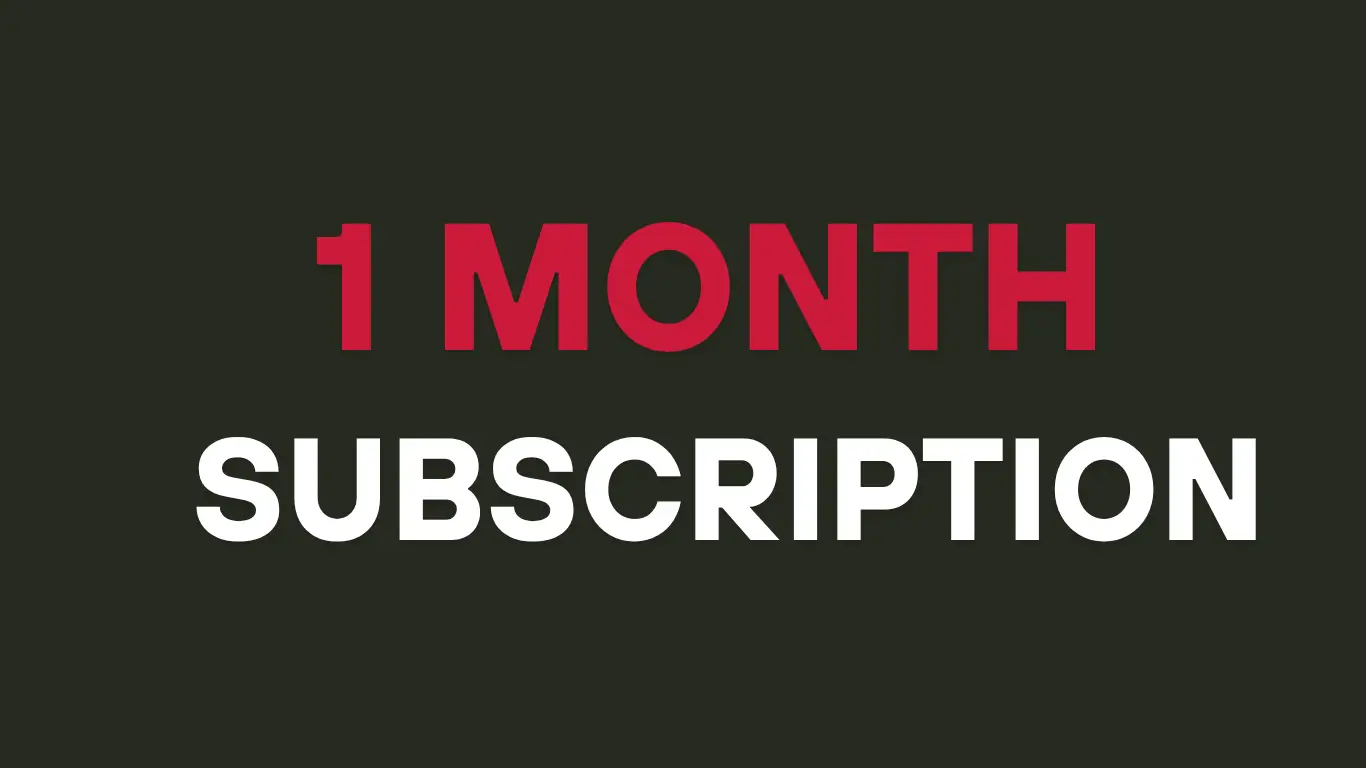 IPTV Subscriptions 1 Month