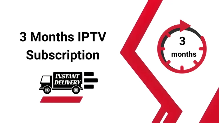 3 Month IPTV Subscription