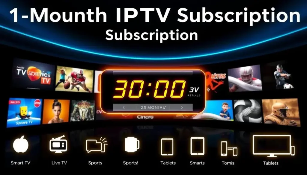 Get Your 1 Month IPTV Subscription – Free Trial