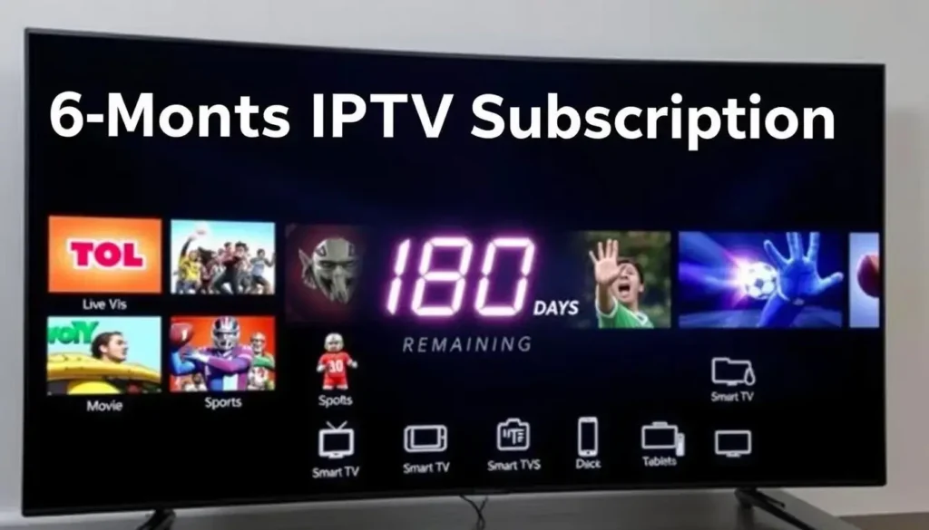 Get Your 6 Months IPTV Subscription – Free Trial