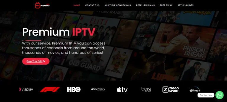 PREMIUM IPTV PRO website