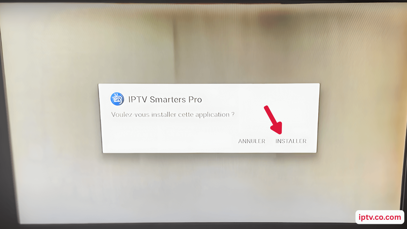 Select “Install” to proceed
