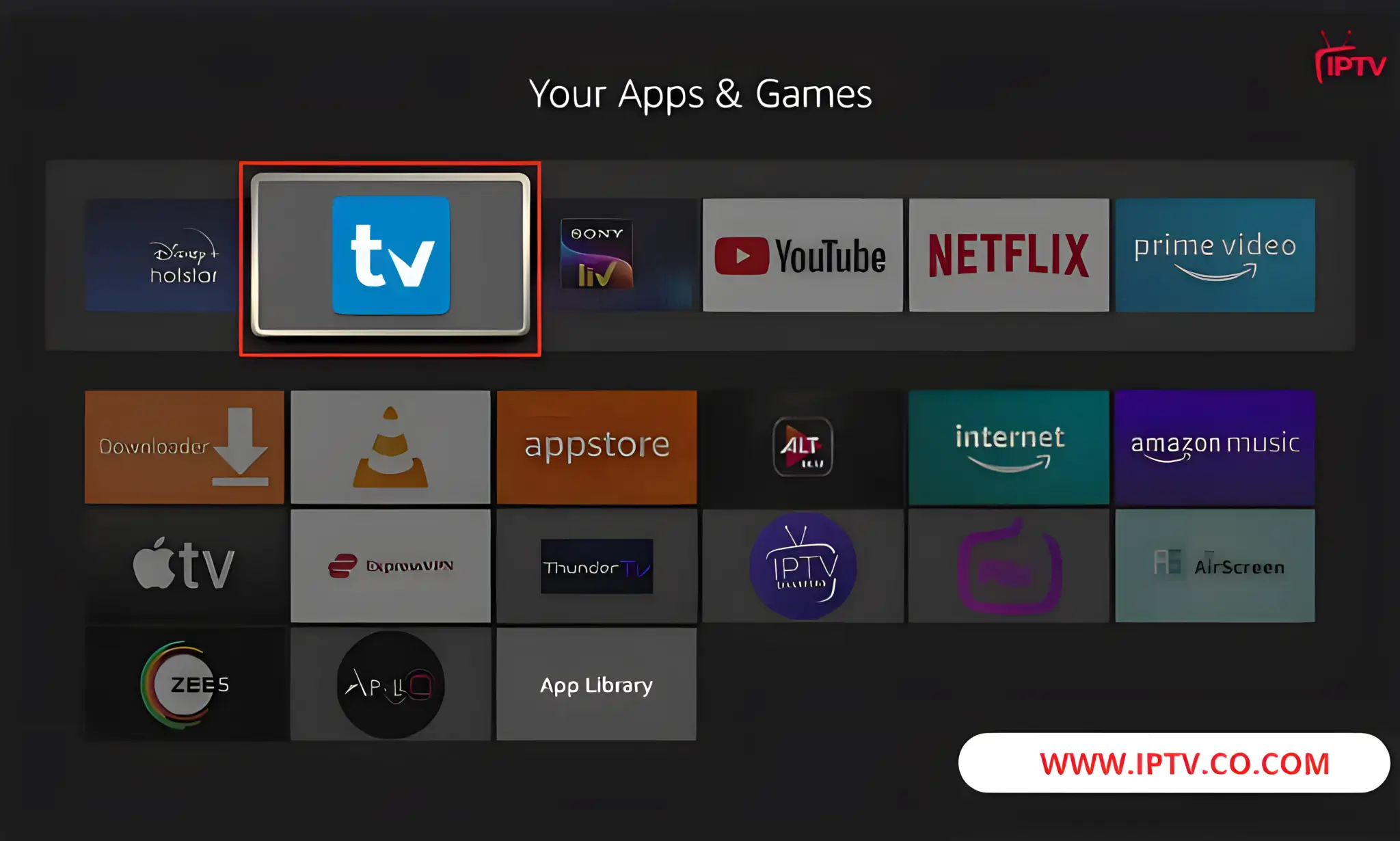 Open the TiviMate on FireStick to begin using it.