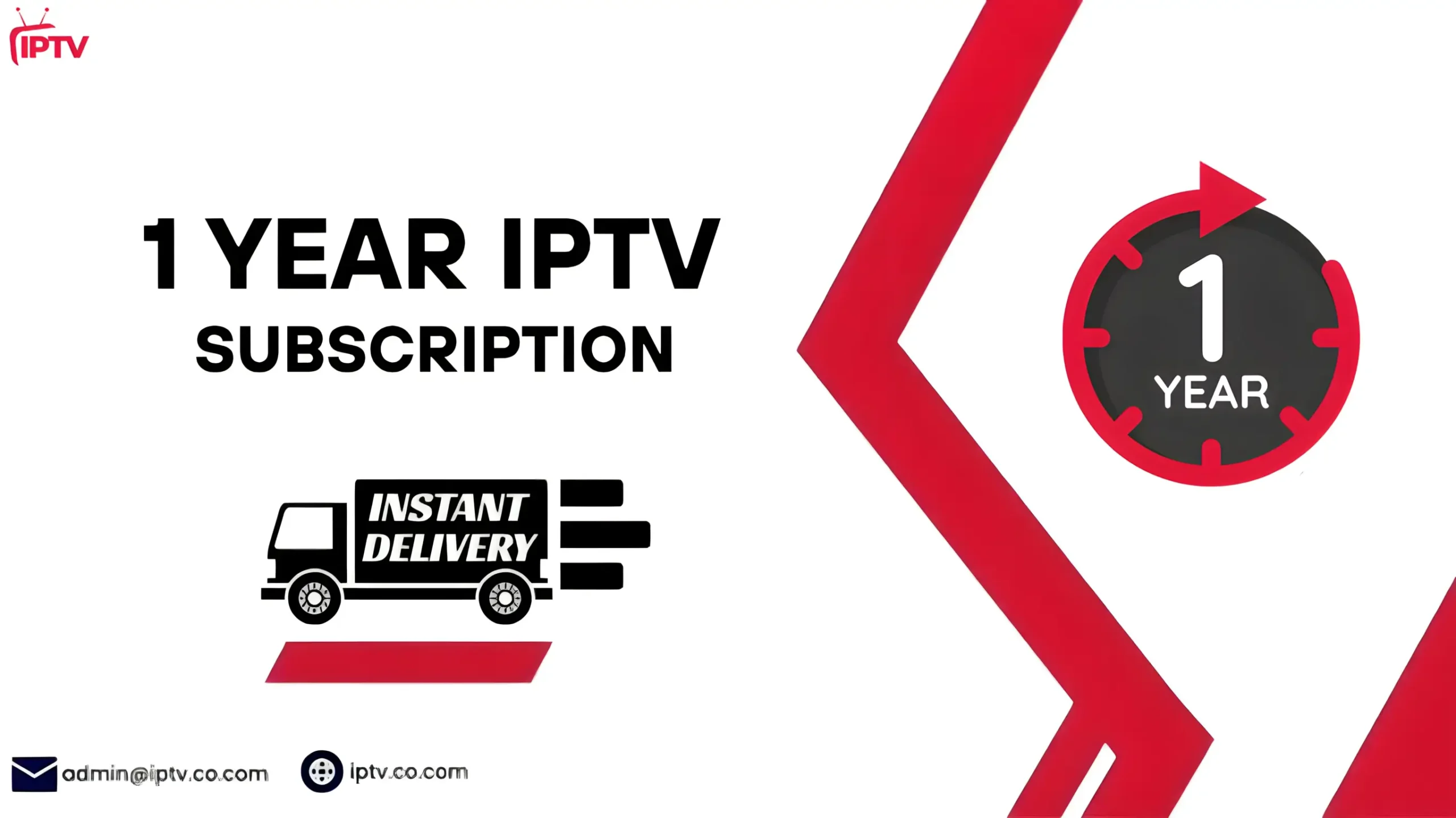 1 Year IPTV Subscription 2