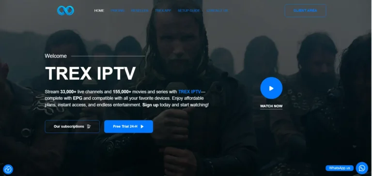 trex iptv home page